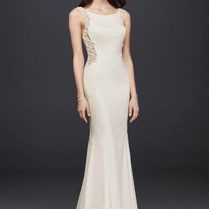 Galina Signature Beaded Illusion Wedding Dress 2020